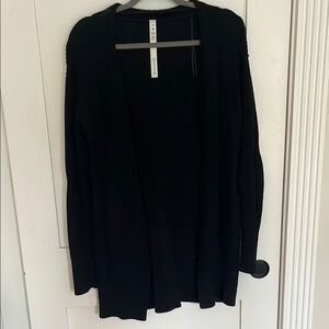 Lululemon Athletica Black Cardigan Sweater